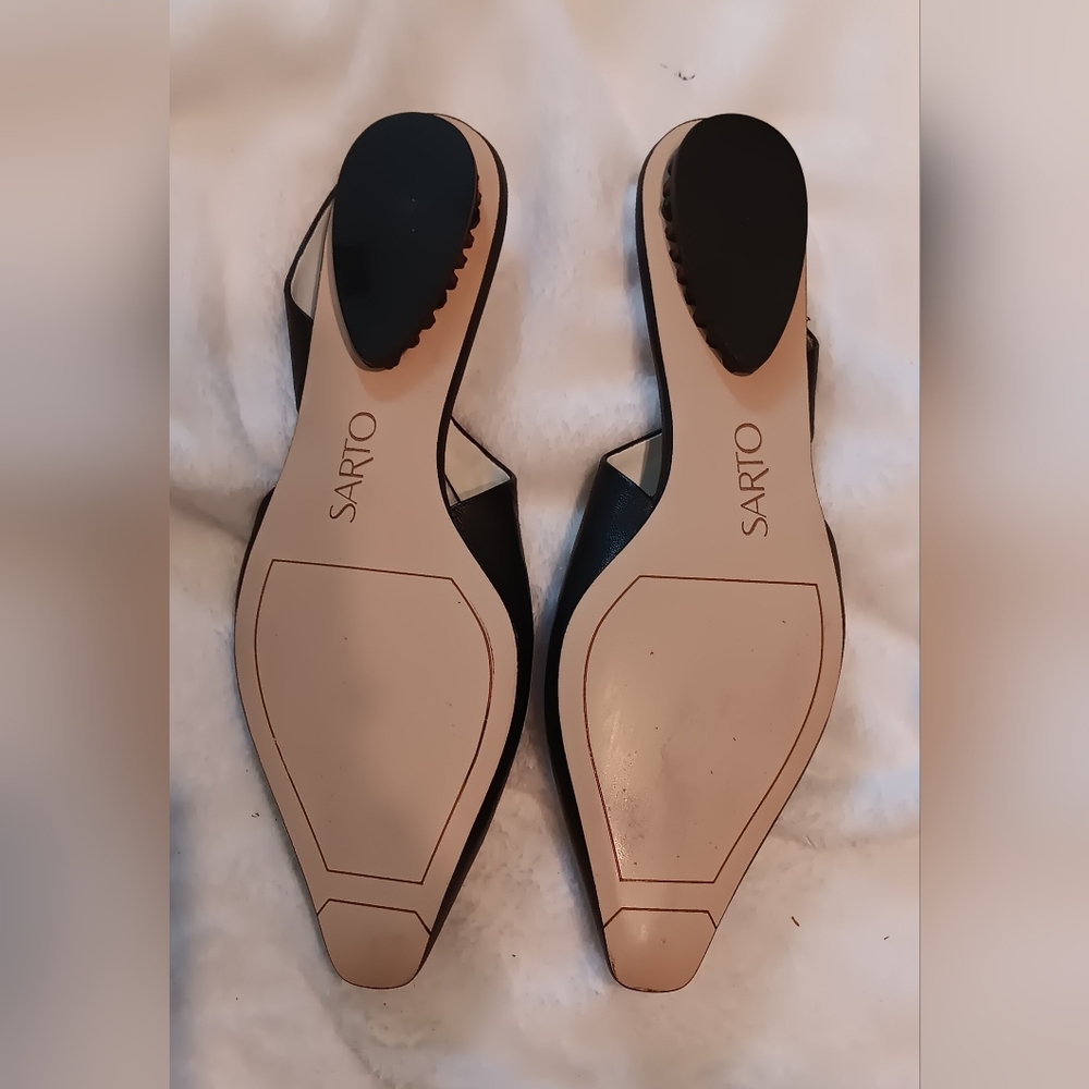 Franco Sarto Black Women's Slingback Shoes Size 7 - Picture 5 of 5